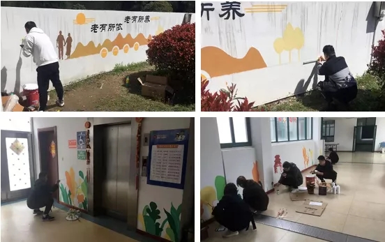 南京藝之行畫室&江寧區(qū)湯山街道開展“情系雷鋒月，愛繪敬老院”學(xué)雷鋒活動！圖二